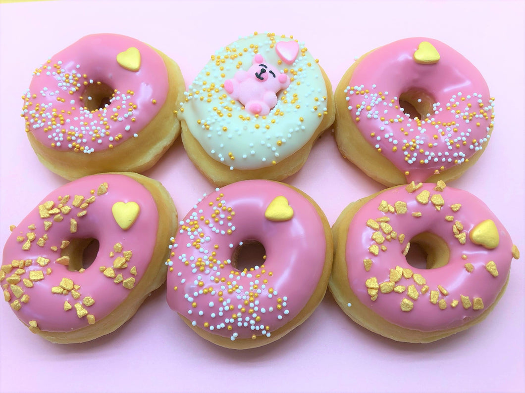 Mini Donut Box 'Pink Gold'